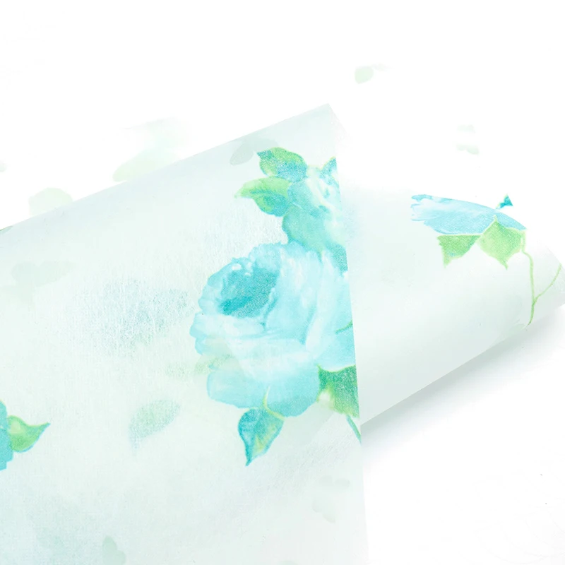  Нетканый материал печать корейский Материал Новый стиль упаковка бумага букет подарочная коробка