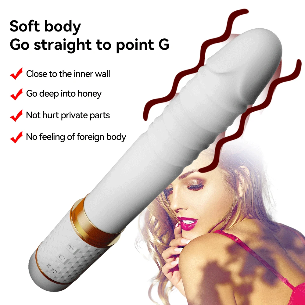 Telescopic vibrator female variable frequency sex toys wholesale sucking masturbation stick 2022