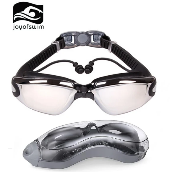 Anti Fog Waterproof Plating Lens Goggles Summer Customize Unisex Funny Swimming Glasses For Pool And Diving