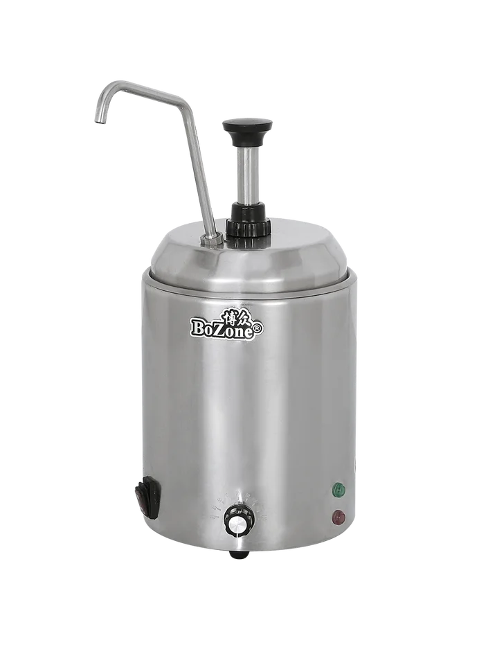 Commercial 2 Bucket Stainless Steel Table Top Ketchup Dispenser Multi Condiment Pump Sauce Dispenser