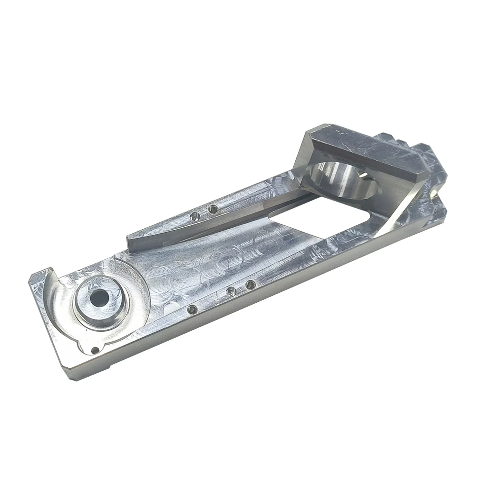 Customized precision 5 Axis CNC milling service machining metal block machined anodized aluminum parts