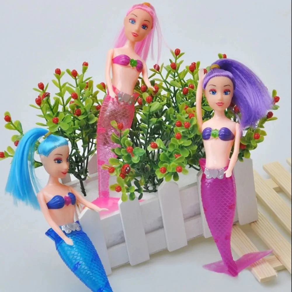 Waterproof LED Light Swimming Mermaid Princess Doll Kid Girls Toy Bath Swimming Pool