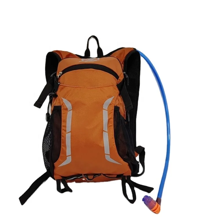 QuanZhou 2023 Orange Reflective Sports Pack Running Cycling Skiing Hydration Water bag with Whistle