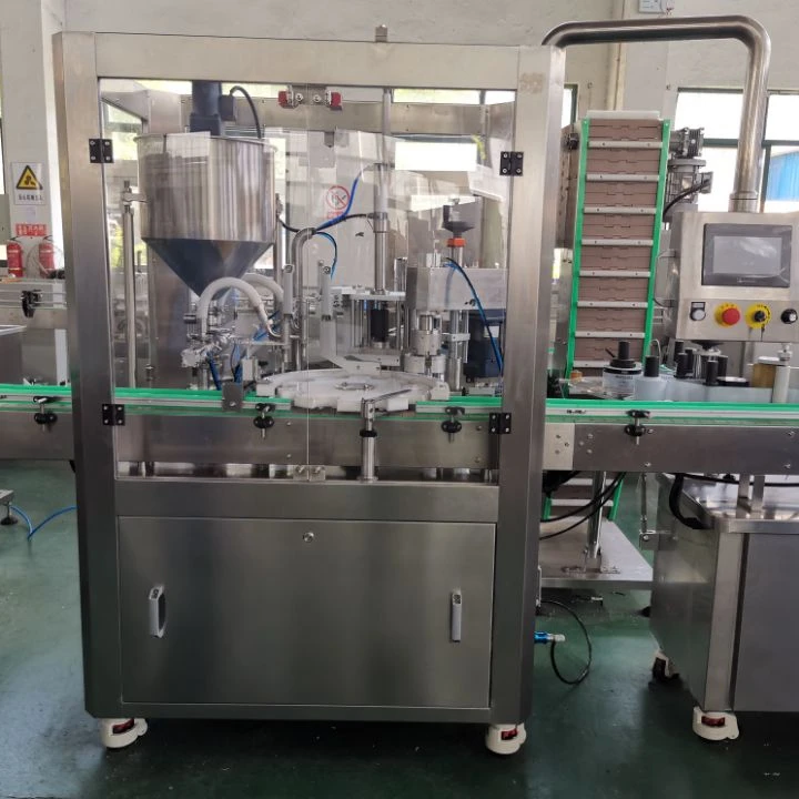 PAIXIE Manufacture automatic monoblock multiply heads paints/dressings/spray/paints/inks/Thinners filling capping machine