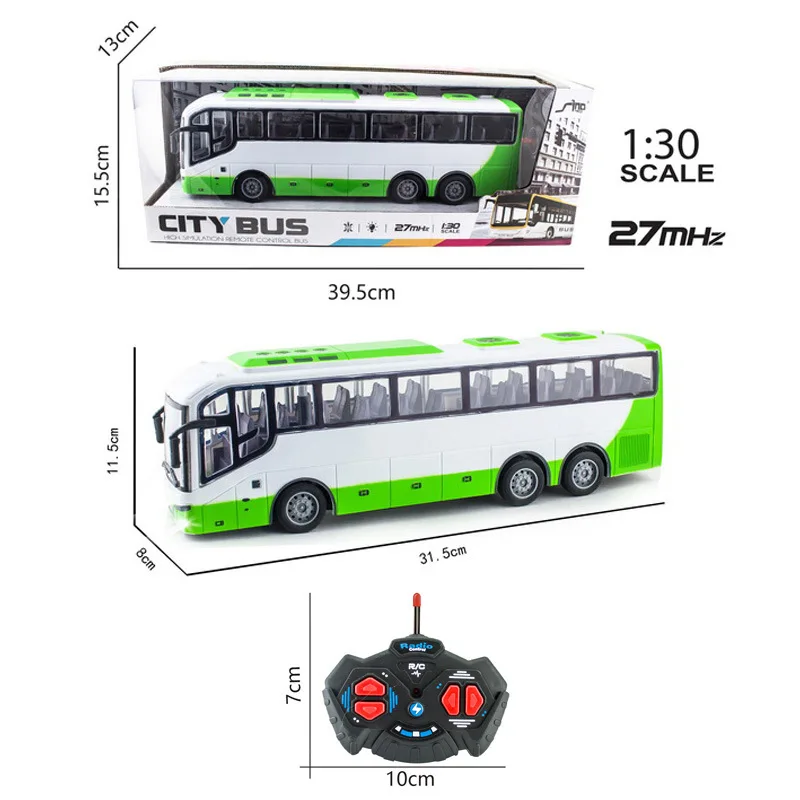 Juguetes para los ninos autobus a escala 1:30 RC городской автобус с дистанционным управлением миниатюрный школьный voiture telecommande enfant jouet
