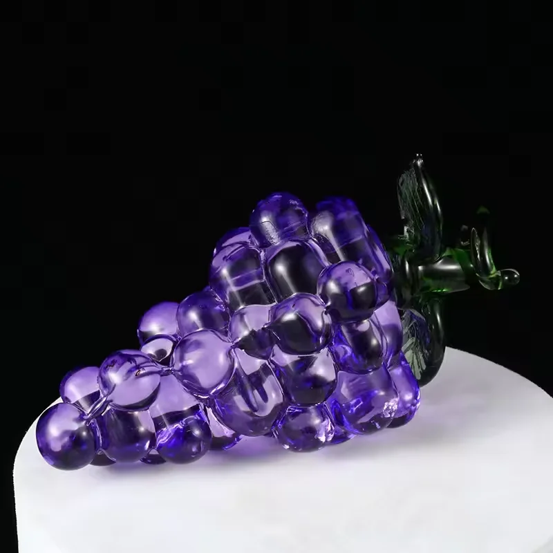 Honor of Crystal Exquisite Crystal Pumpkin Figurine Glass Crystal Paperweight Pumpkin Art Craft Decor