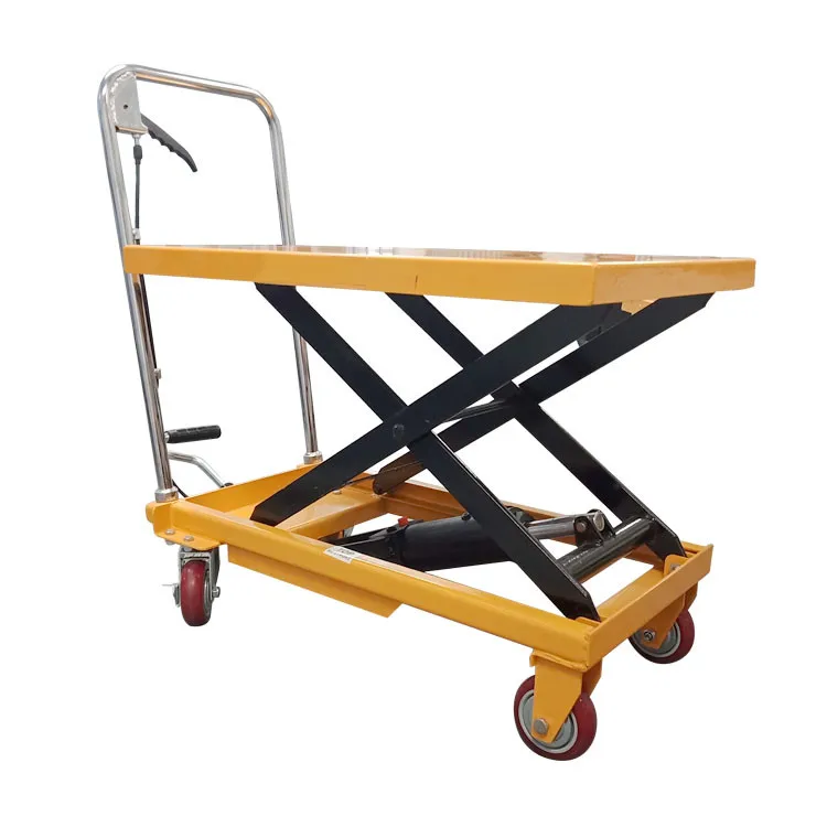China Hand Scissor Lift Table 500kg Outdoor Indoor Platform Lifting Tables