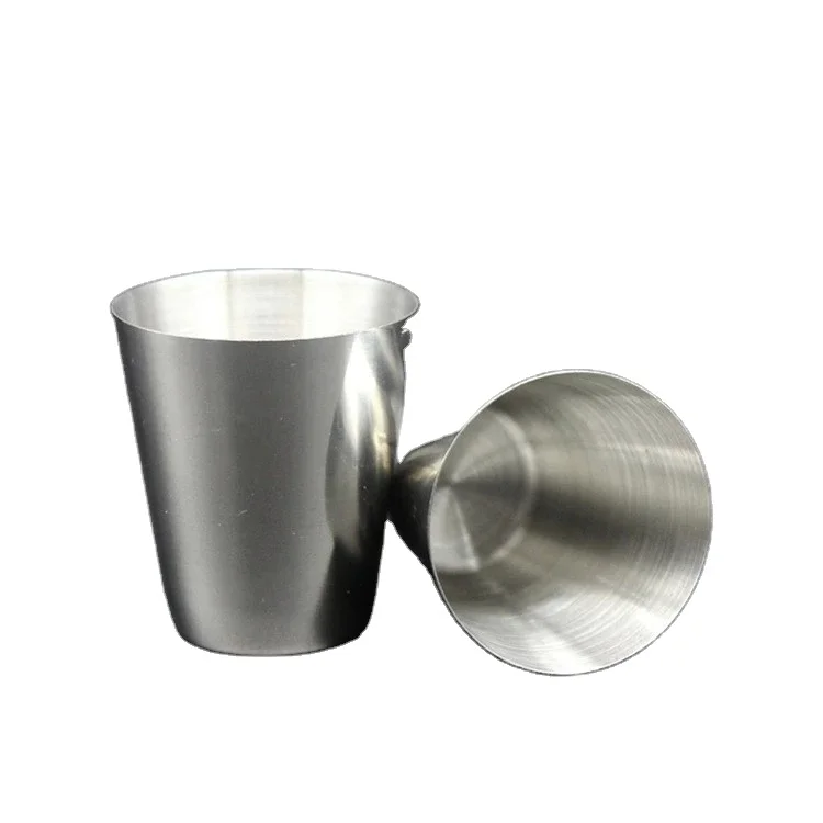 В наличии Лидер продаж Премиум стакан из нержавеющей стали металлические чашки Штабелируемая прочная