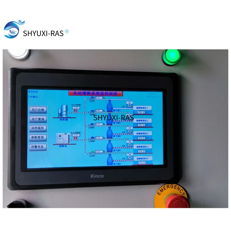 SHYUXI RAS  Intelligent automatic oxygen supply device for breeding cabin of sea fishing vessel