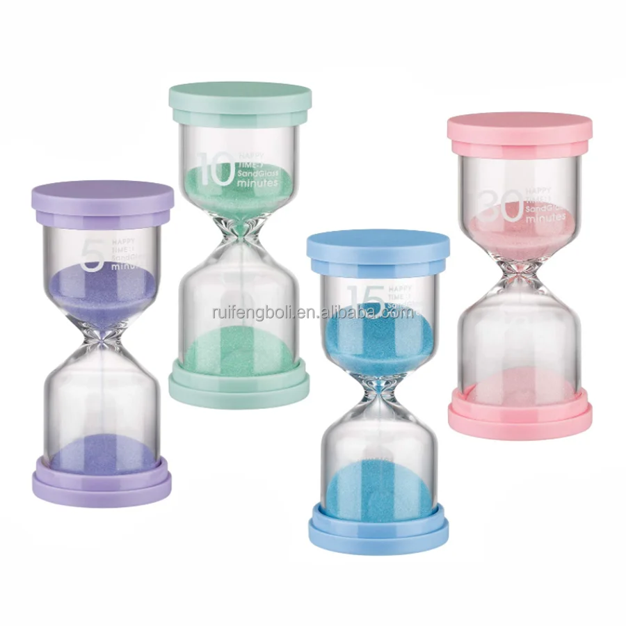 Factory price Hot Sale Colorful Decorative Customize Time Memory 1 To 30 Minutes Glass Sand Timer Hourglass For Souvenir
