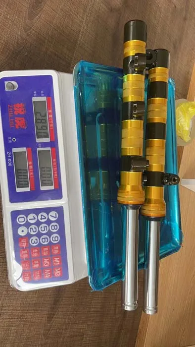 Motorcycle front shock absorber