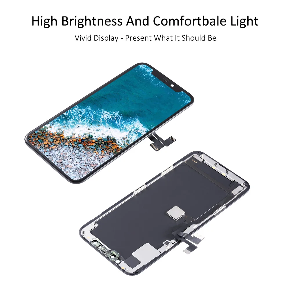 Замена ЖК-экрана для iPhone X XR XS MAX 11 12 13 14 Pro 8 7 6 Plus разблокированный ЖК-дисплей