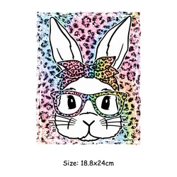 wholesale egg rabbit bunny design custom screen print transfers dtf transfer easter printing for T-shirts