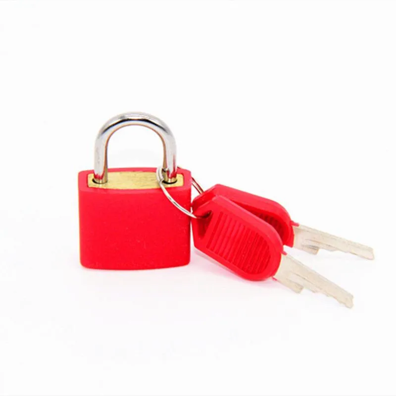 canyu lock 20mm Hot-selling plastic case luggage locks colored plastic stationery padlocks for Notebooks mini color padlocks