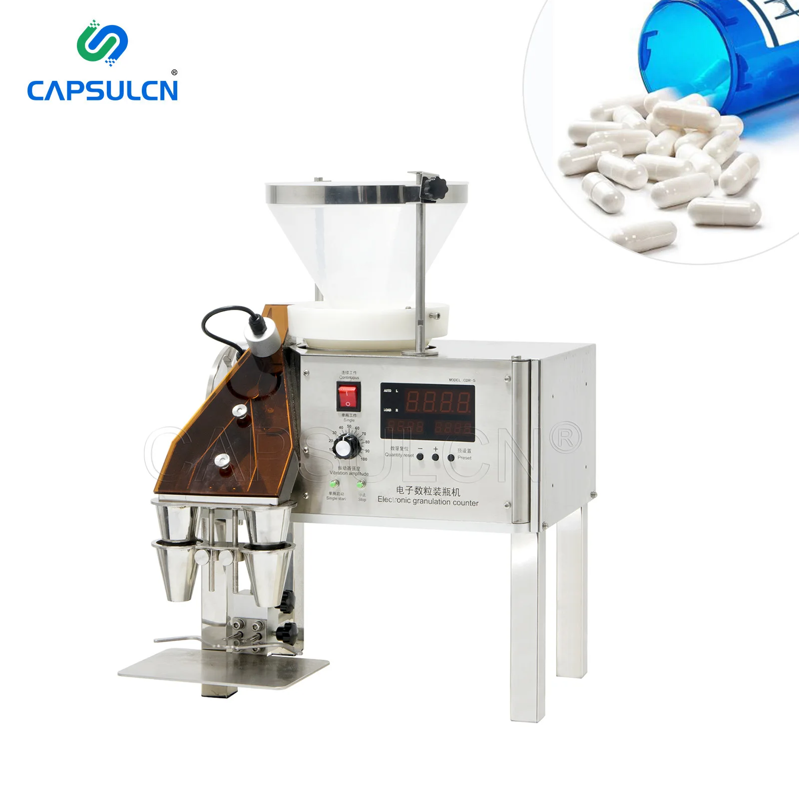
 CapsulCN CDR 5A полуавтоматическая машина для наполнения таблеток капсулами   (62325660701)