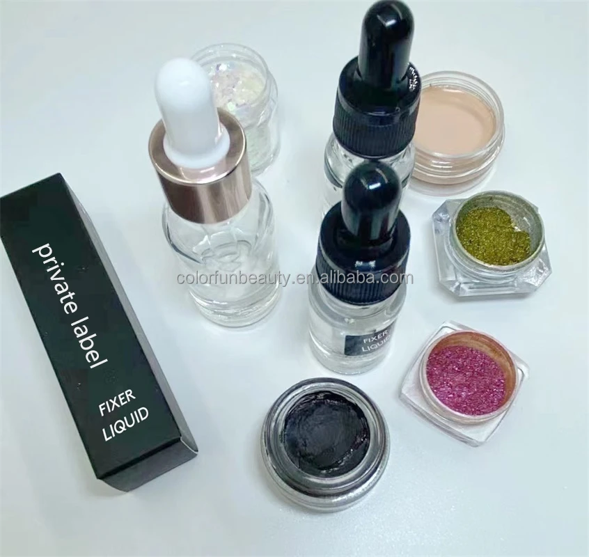 Low MOQ Eyeshadow Glitter Glue Mixing Medium Makeup Gel Private Label Pigment Mixing Medium