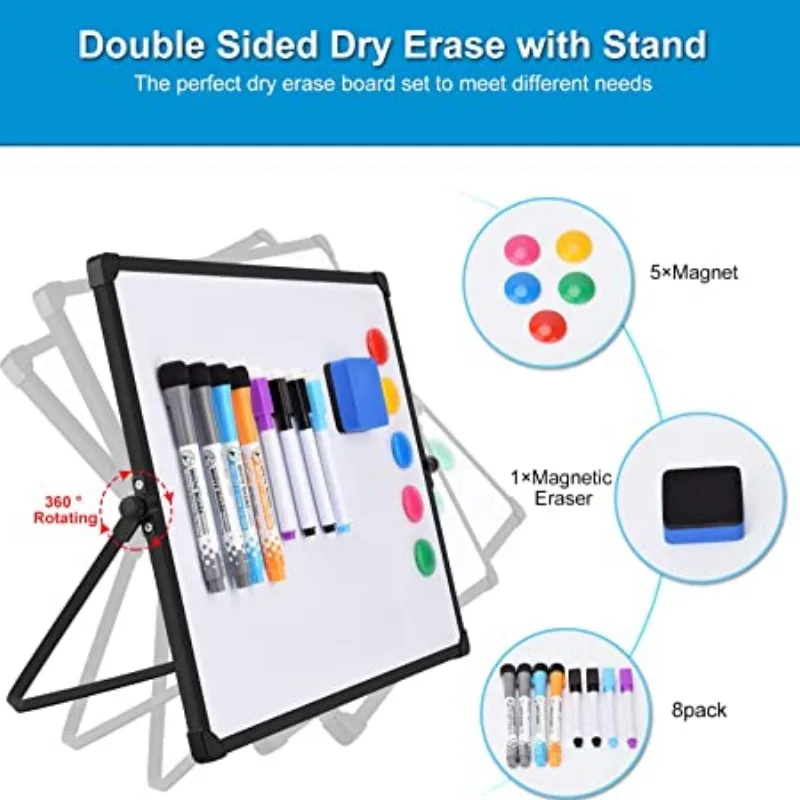 Magnetic Desktop Whiteboard with Stand desk empire deskaniser desktop whiteboard whiteboard desktop
