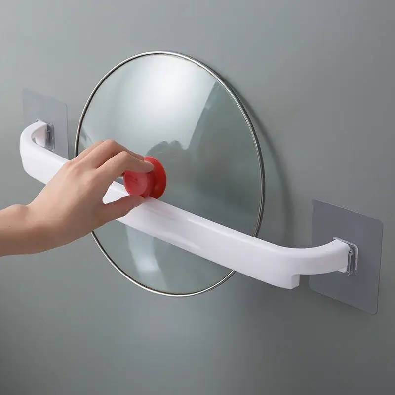 Bathroom Towel Rack Adhesive Kitchen Single Rag Rack Bathroom Shelf Storage Rack