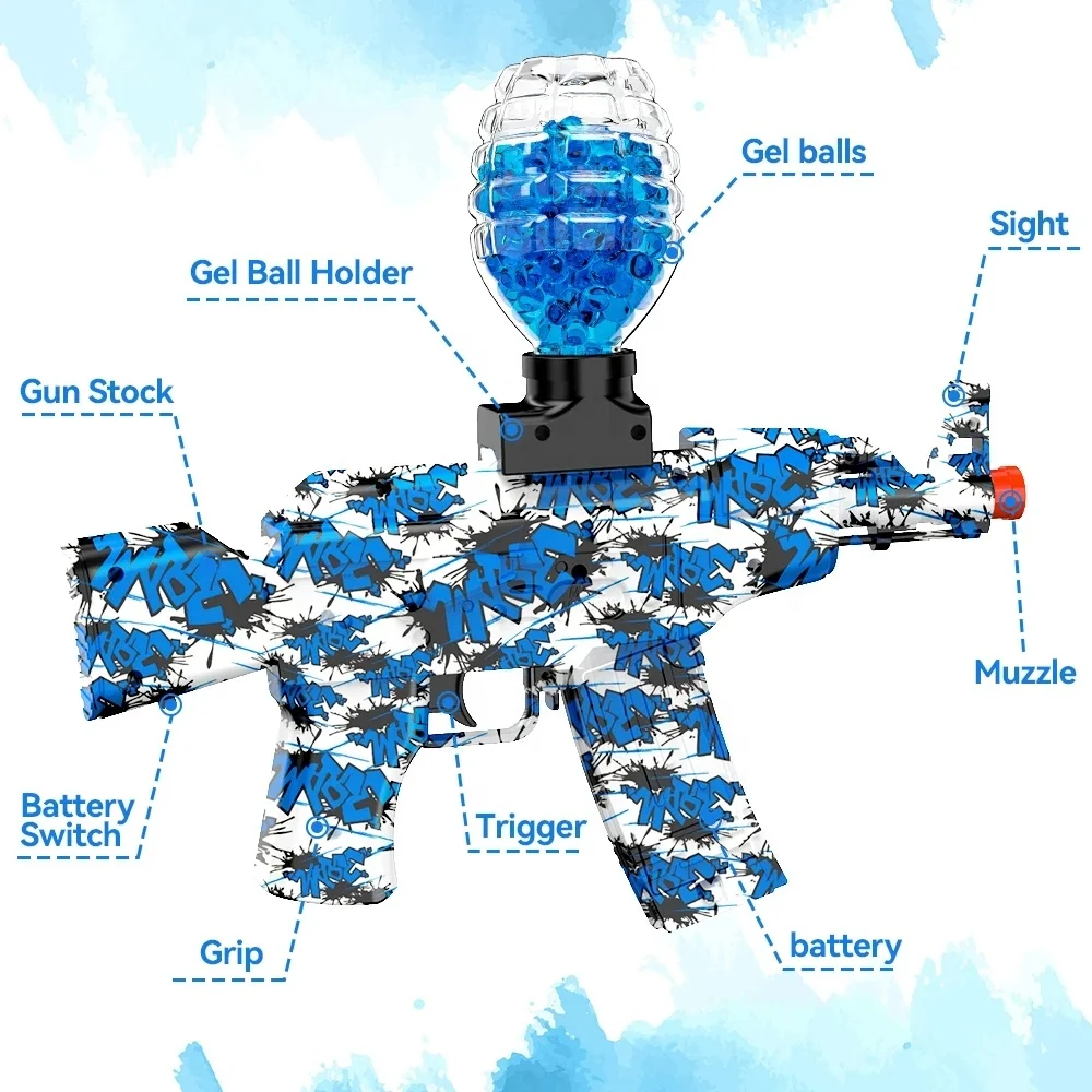 Best Quality Hydrogel Blaster Gun Water Gel Ball Pistola Blaster Gun Outdoor Toy Gel Blaster for Shooting Game