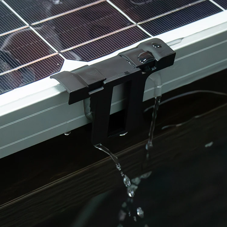 UV resistant Plastic 30mm 35mm 40mm solar panel water guide clip for pv solar panels system remove water drainage clips