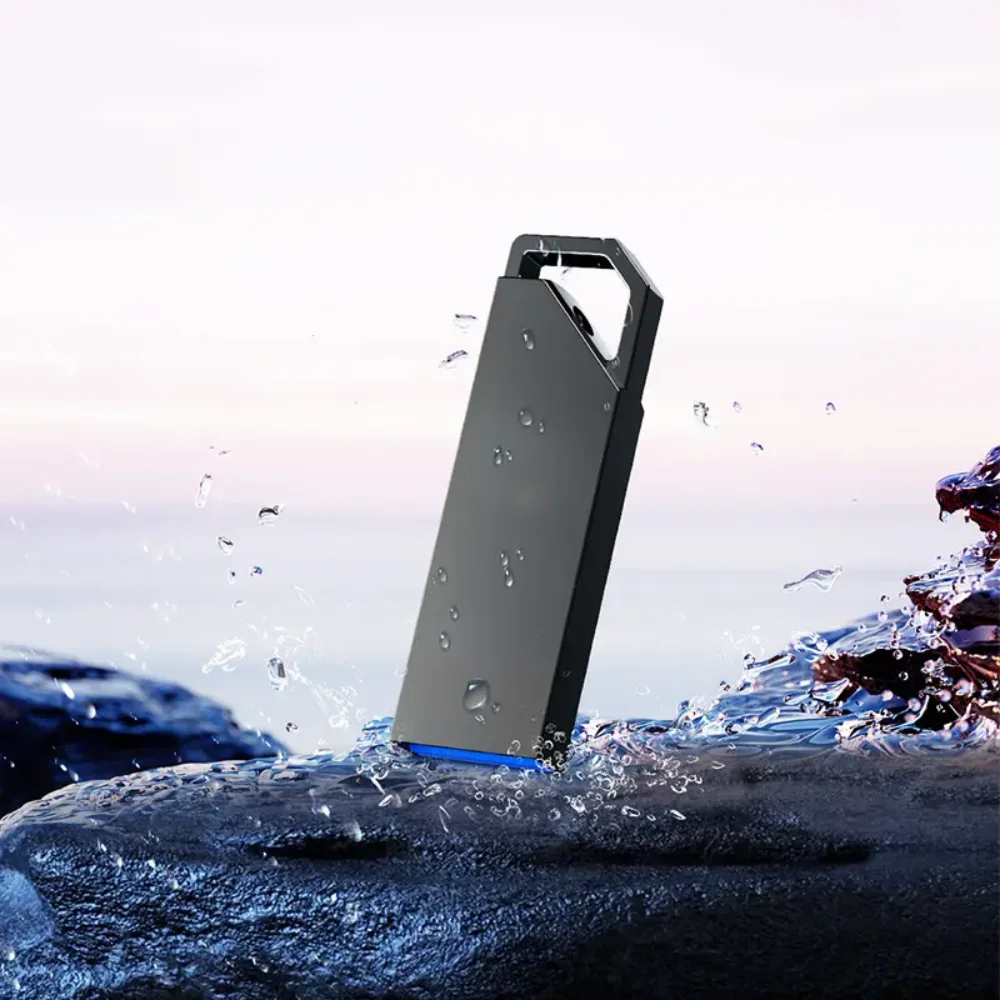 Customized Logo Hot Selling  3.0 USB Flash Drive 32gb 64gb 128gb Memory Metal Mini U Stick in Box Packaging