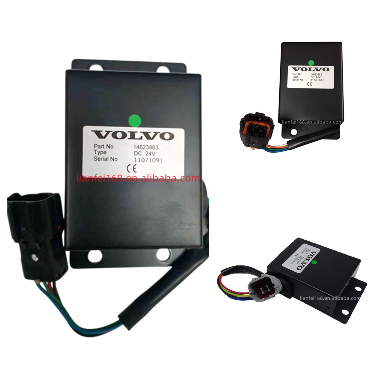 Реле экскаватора EC160B 24V Электрическое реле VOE 14637948 14623863 14525233 EC210 EC360 таймер