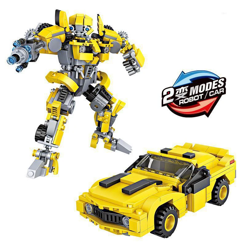 
Hot Sale In China Building Blocks Beetle Robot Car DIY Assembly Toy Kit For Toddler Educational 