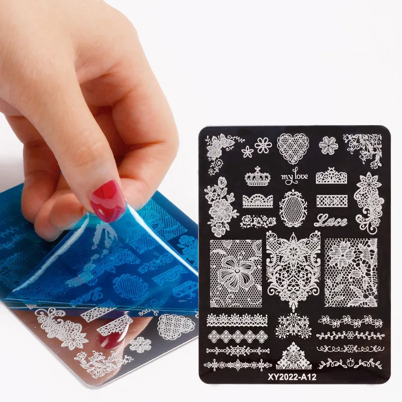 Rectangle Stamping Plates Nail Art Metal Nail Art Stamping Plate Nail Accessories