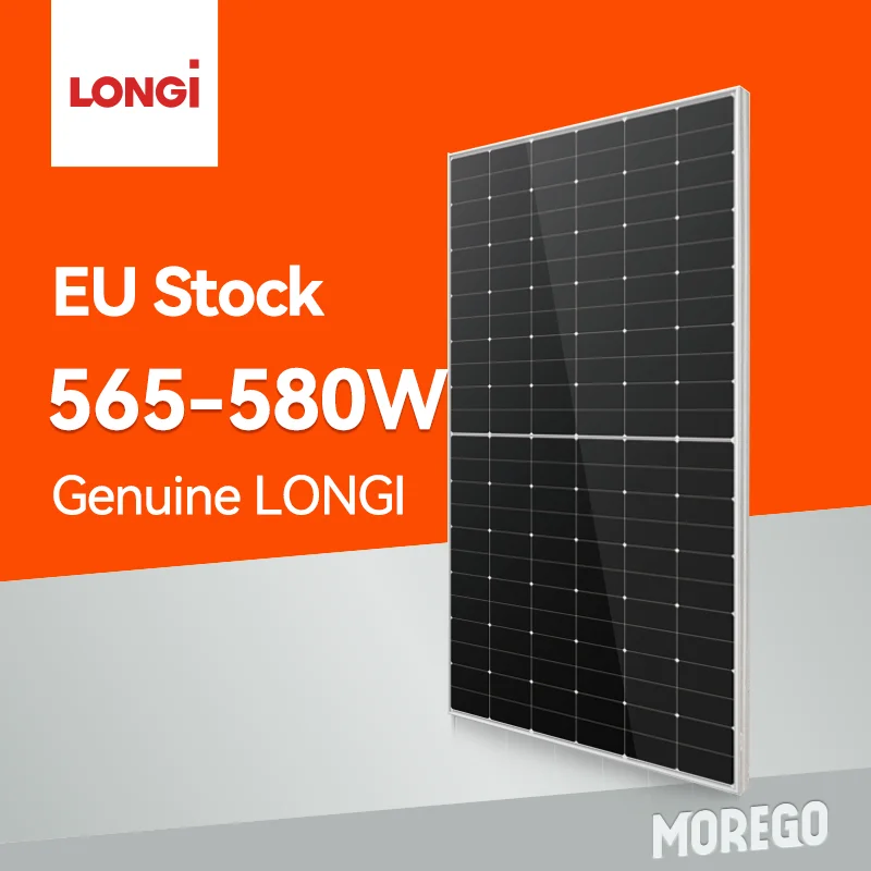Longi Solar Hi-MO6 LR5 HTH 575W 580W 570W 585W 565W Panels No Busbar 182mm High Power Panel