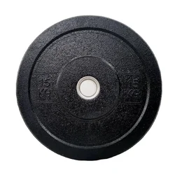 Fitness competition bumper plates Weight lifting Barbell Color Rubber Bumper Plate
