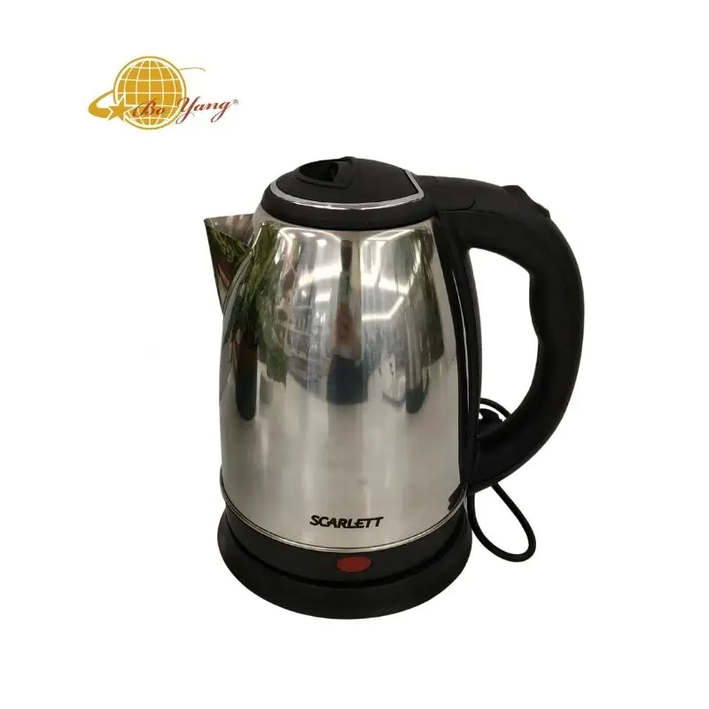 Boyang Tea Water Fast Boil Hot Kettles Hotel Price 1500w Stainless Steel Electric Jug Kettle