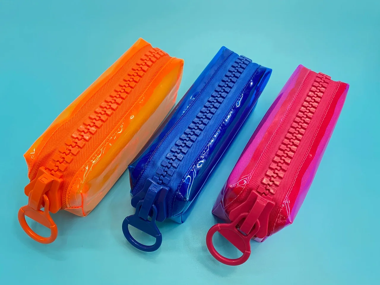 Transparent Plastic pencil Box School Lovely Pencil Case Pen Holder Bag Pouch Storage Case