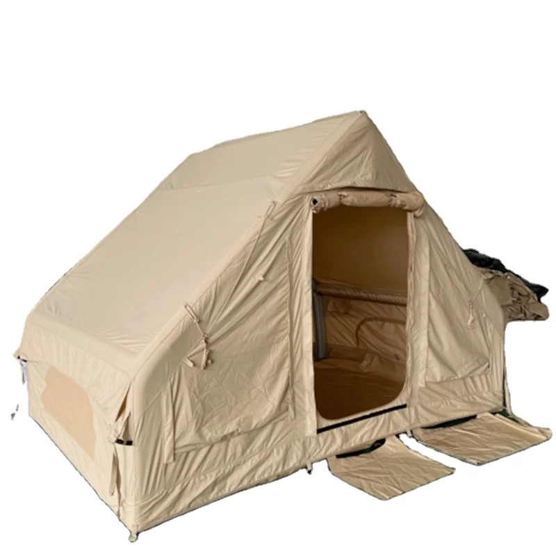 Cabin Canvas Tent Extra Large luxury Air Inflatable Outdoor Traveling Camping Lodge hut Cabin Tent