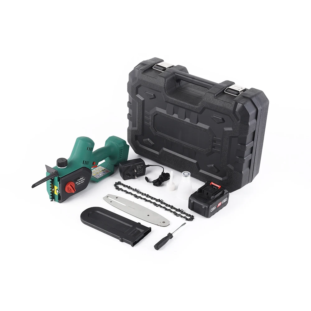 Good Quality Cordless Lithium Battery Chain Saw DC 20V Brushless Chainsaw