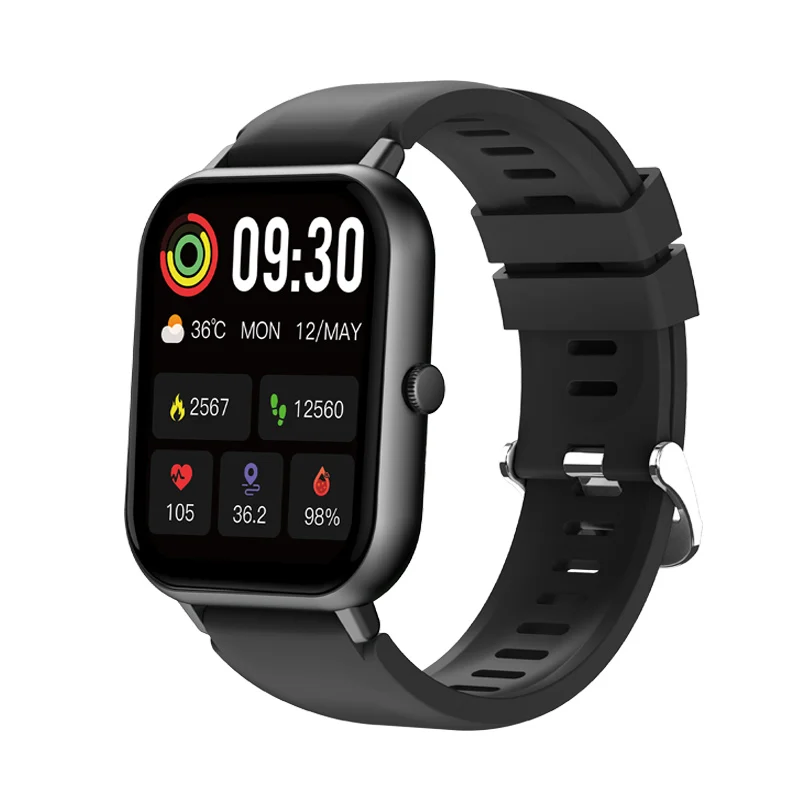 NL54MAX Bluetooth Смарт-часы с функцией распознавания сердечного ритма браслет ярким экраном для мужчин и женщин