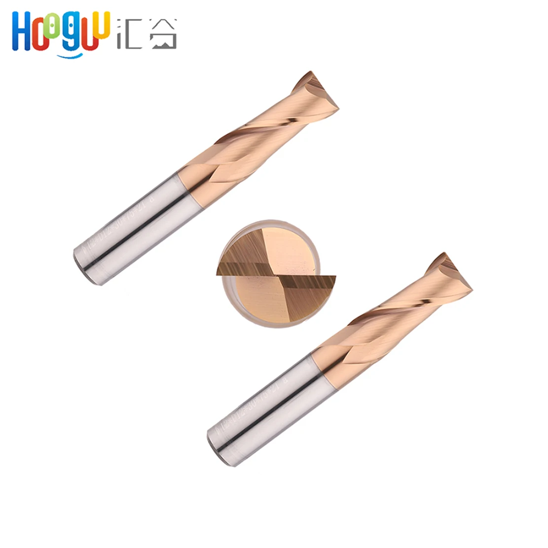 End Mill Hot sale 2Flute HRC55  with 50mm Milling Cutter tungsten steel alloy end mills metal lathe inserts End Mill