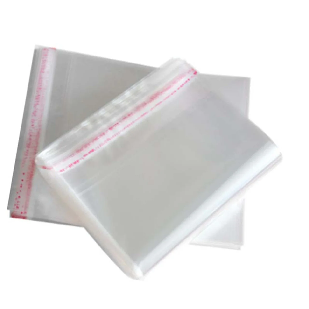 Заводская изготовленная на заказ Высококачественная печатная пластиковая сумка Прозрачная Клейкая лента полипропиленовая полиэтиленовая прозрачная целлофановая для упаковки