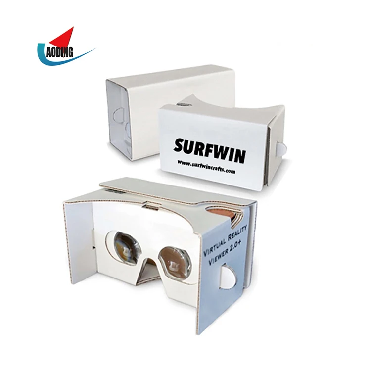 Folding virtual reality Glasses Adjustable Lens Google VR Cardboard 3D VR headset 2.0 Plus for Mobile Phone