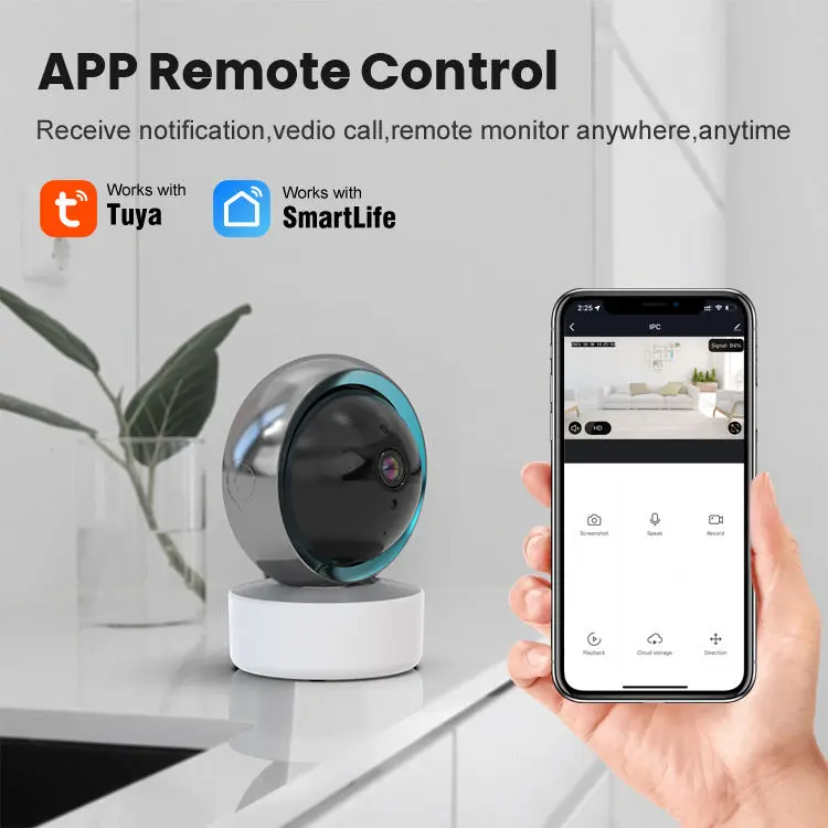 Wi-Fi смарт-камера 1080P ночное видение двухсторонняя беспроводная сеть домашняя камера безопасности детский монитор