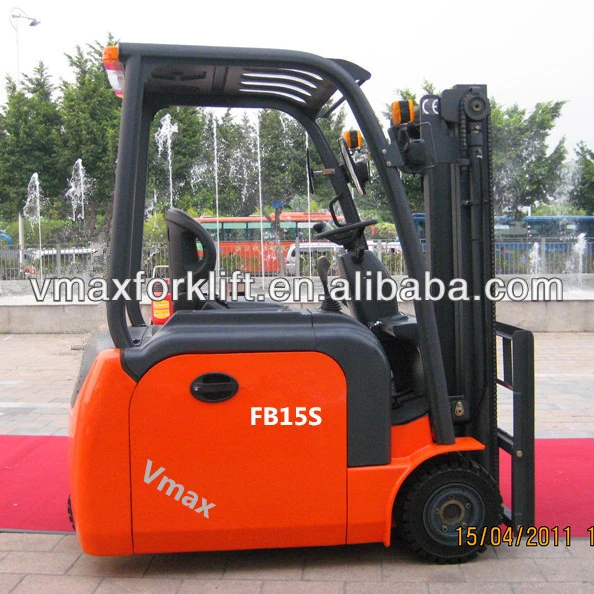 1.5T narrow aisle 4 Wheel battery Forklift truck