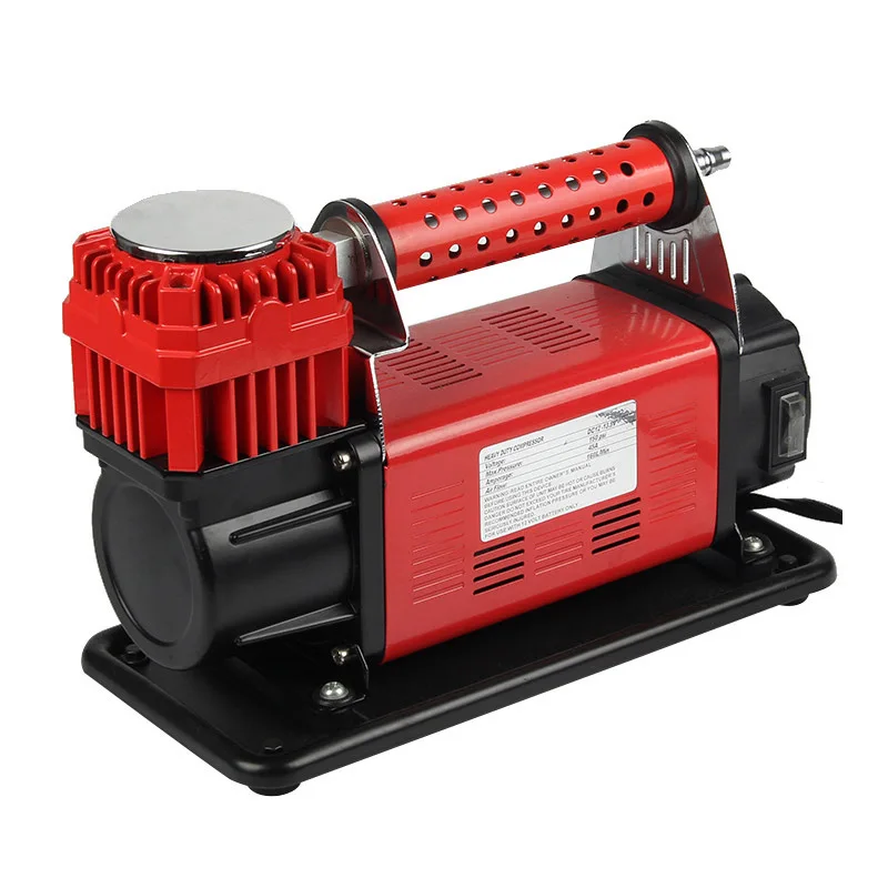 Air Compressor Car Tire Pump 12v 100-150PSI  Pump   Heavy duty air compressor  DOUBLE 60mm cylinder