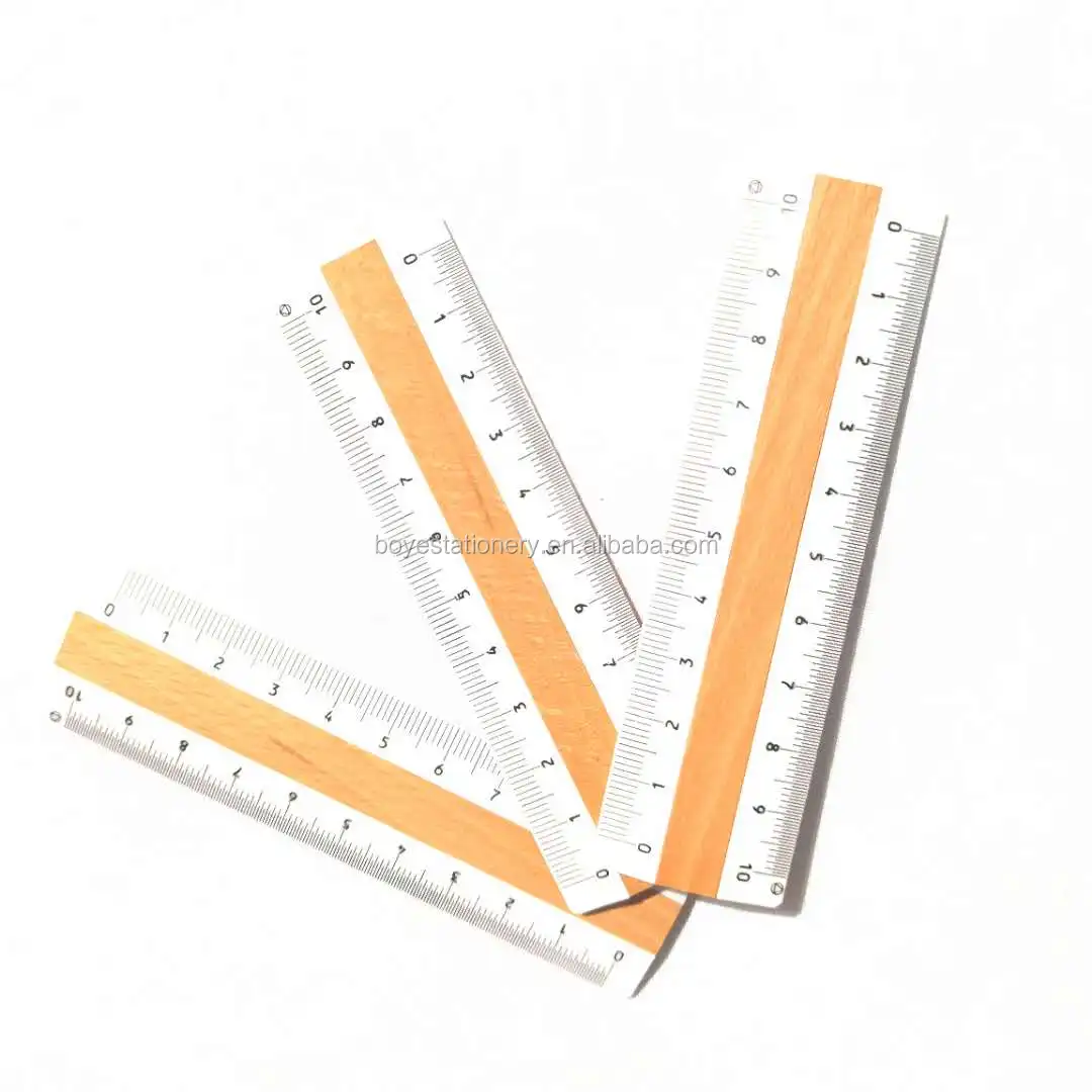 Promotion Cute Painted 10cm Wooden Kids Mini Ruler Cartoon ruler for Kids 15cm Wooden Ruler