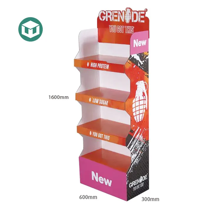 Strong Cardboard Hardware Store Use Power Tool Display Stand