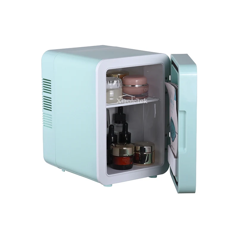 Modern Fashion Portable Tabletop Mini Fridge Low Noise Beauty Cosmetics Mini Fridge With LED Mirror