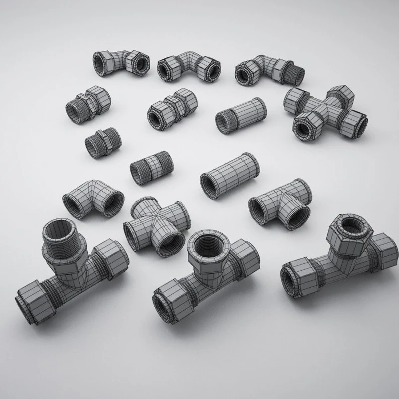 Compression Fittings Newest Hdpe Pipe, Fitting Free Sample PP Compression Fittings/
