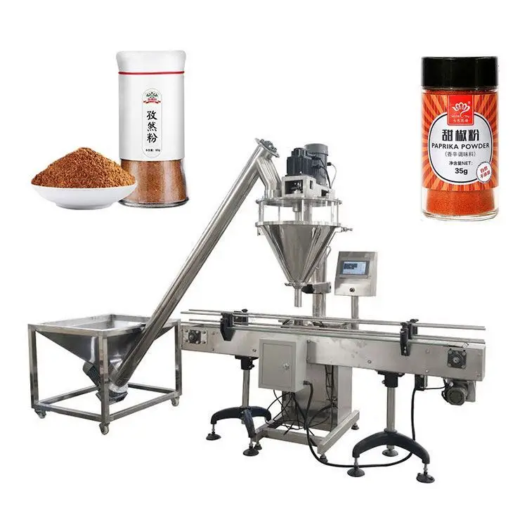 Semi Automatic Auger Dosing Powder Filler Filling Packing Equipment for Banana Flour