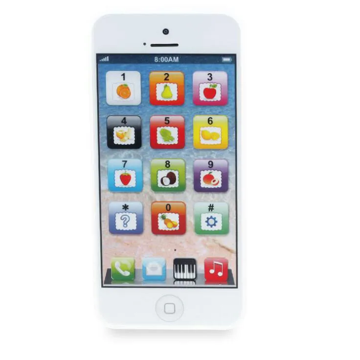 New Design Touch Screen English Music Simulation Learning Story Machine Early Education Mobile Phone Toy