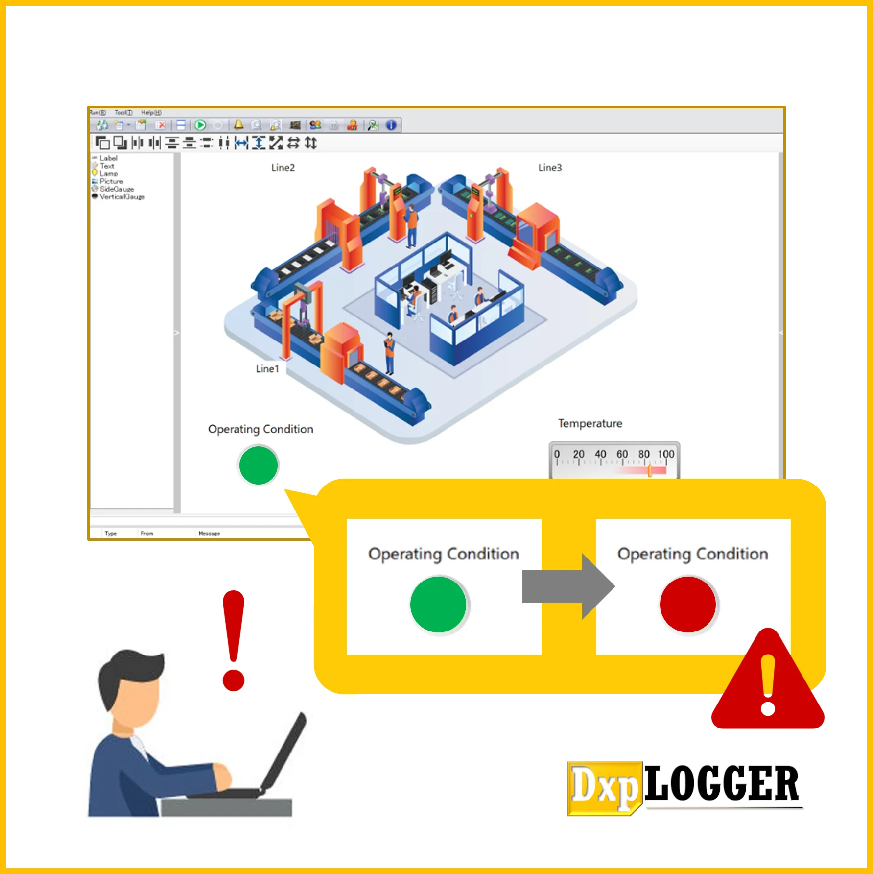 DxpLOGGER V3 support data logging enterprise device monitoring alarm report software