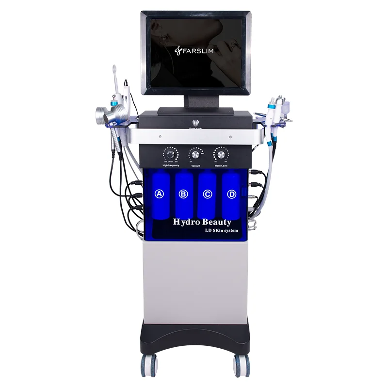 10 in 1 Aquasure High Pressure Oxygen Jet Peeling Skin Care Skin Rejuvenation Hydra Dermabrasion Facial Aqua Bubble