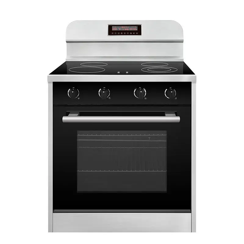 Factory Direct Sales Low Price Kitchen Appliances Suitable 120 Litres Range Ovens With 4 Burner Electric Cooktop for Domestic